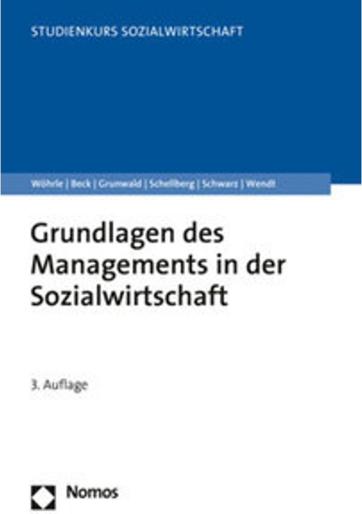 Grundlagen des Managements in der Sozialwirtschaft
