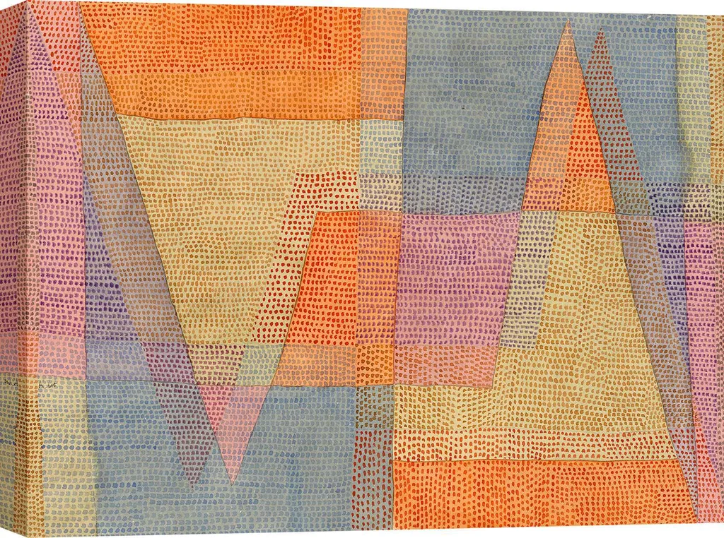 Décoration Murale Paul Klee : Impression sur Toile de Qualité 80x60 cm