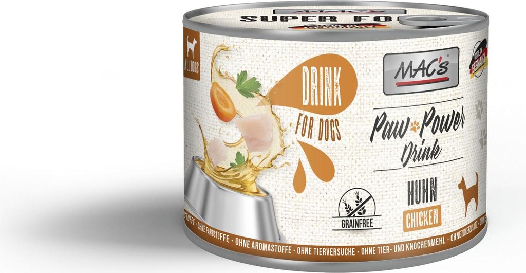 MAC's DOG Paw Power Drink 6x200g | Huhn