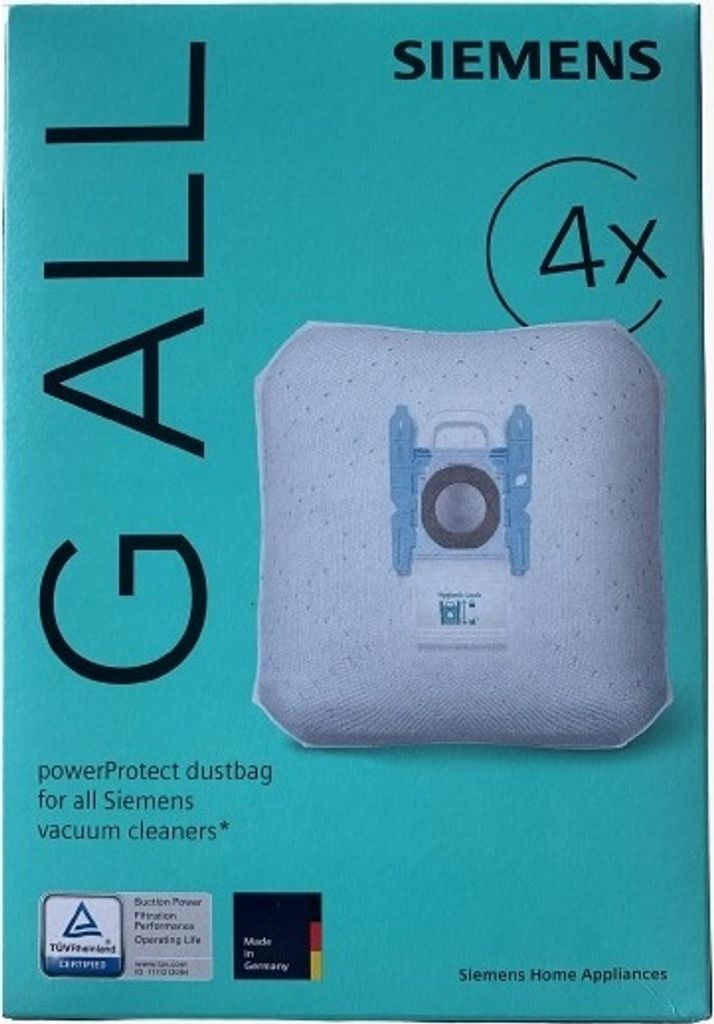 Siemens Vz41Fgall Worek do odkurzacza Typ G 4 szt Zdjęcie produktu 23