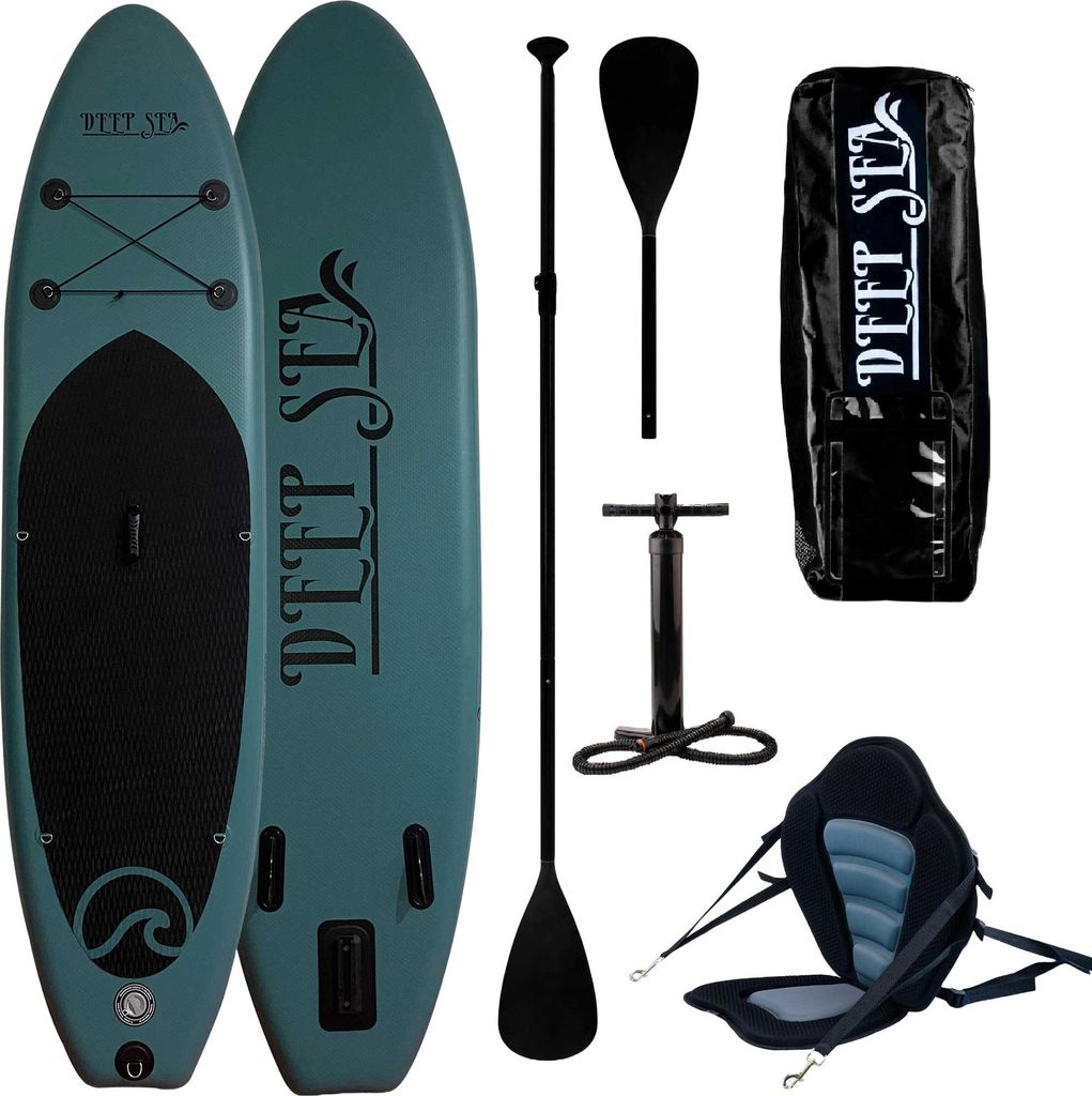 Zestaw desek SUP Deep Sea Kayak pro 300 cm, Grün Zdjęcie produktu 