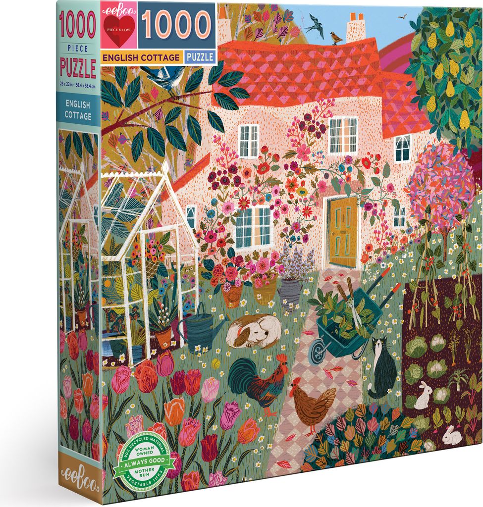 eeBoo English Cottage, 1000 Stück(e), Kunst