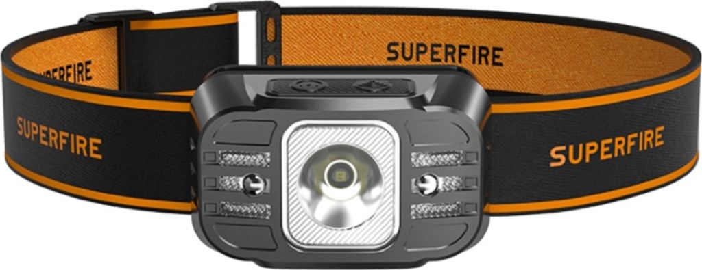 Supfire HL75-S LED Stirnlampe 5W, 350lm, USB-C, Li-ion