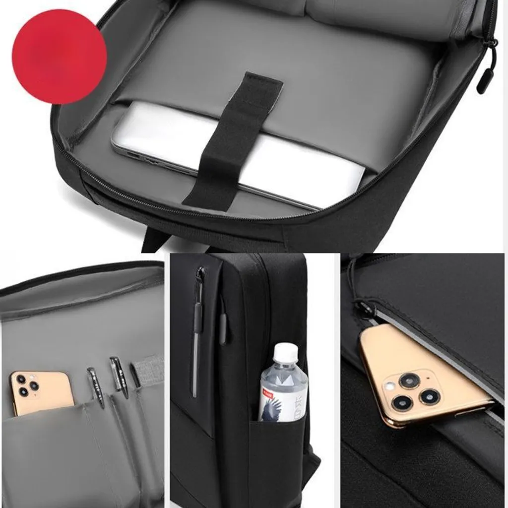 Sac à dos Permani PLC36882BLACK robuste avec compartiment rembourré