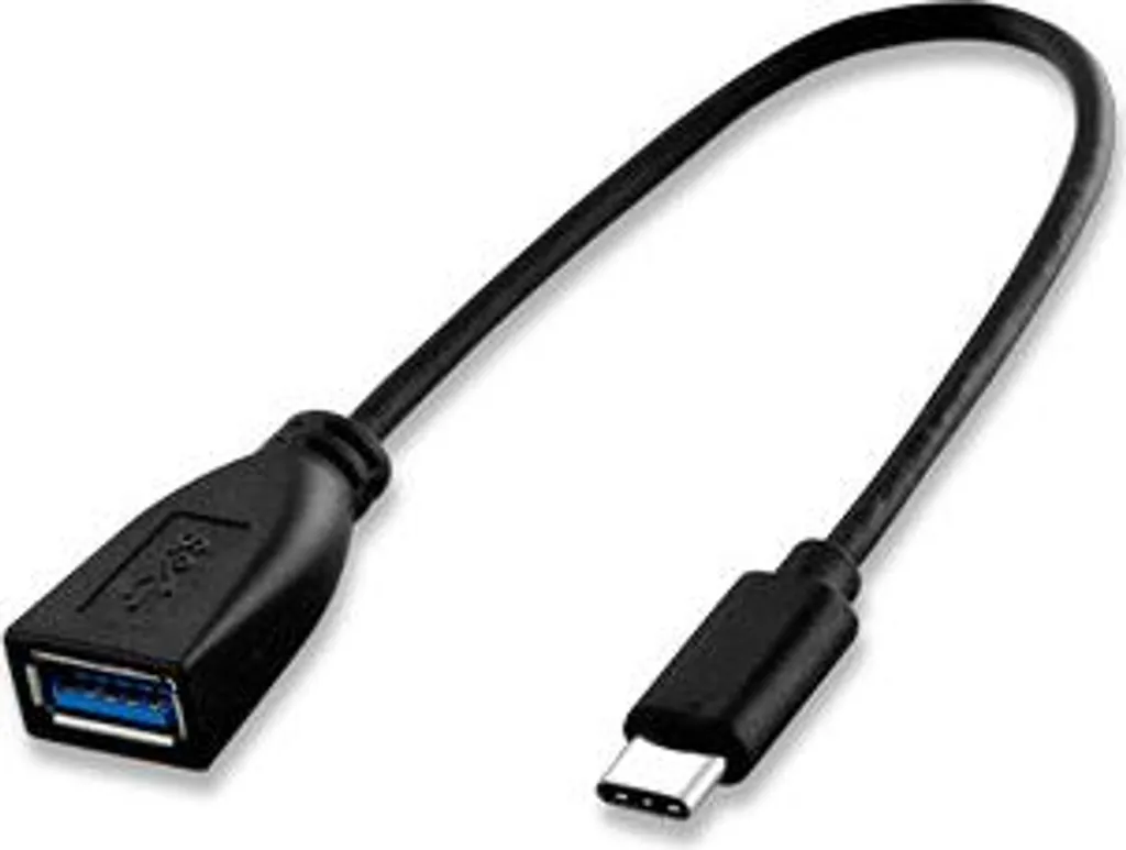 Atlantis Land A04-TC_UB3-01 Câble USB 3.2 Gen 1 Type-C de 0,15m Noir