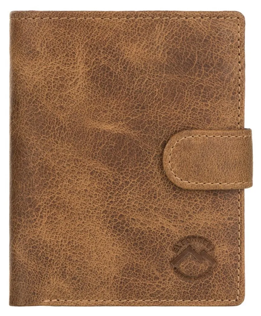 Portefeuille Anti-Piratage El Forrest Greg 56764 en Cuir Durable Noir