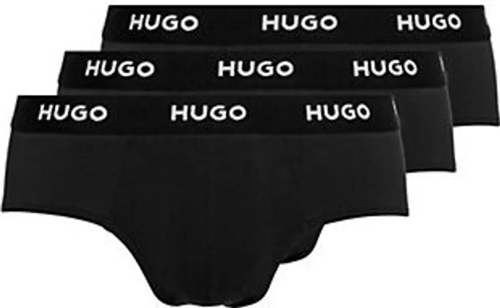 Lot de 3 Slips Hipbrief Homme - Sous-vêtements Confortables en Noir