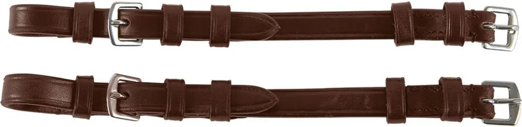 Montanti Testiera Waldhausen S-Line Marrone VB - Acciaio Inox e Cuoio