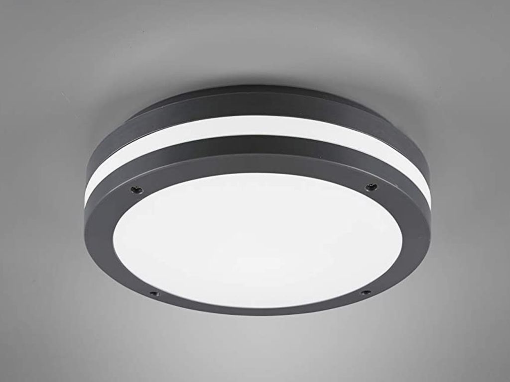 LED Außenleuchte Anthrazit rund Deckenlampen Wandlampen Produktbild 