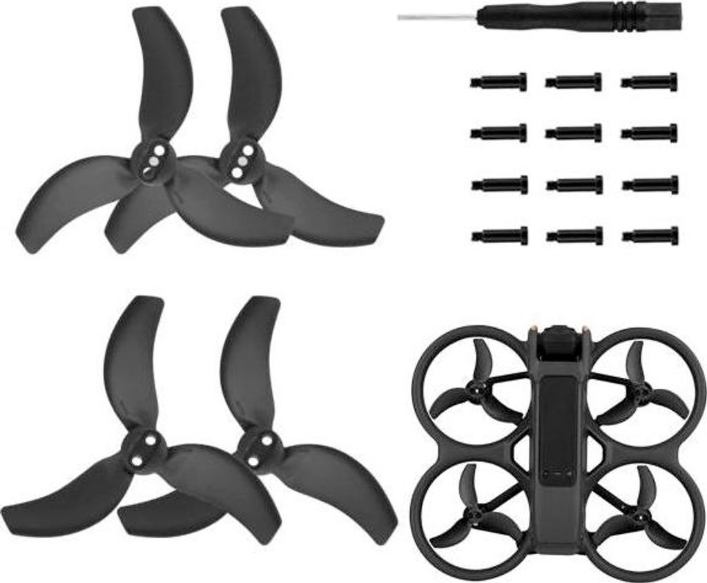Propeller für DJI AVATA 2 Drohne - 4er-Set - Schwarz - CODE 3032S