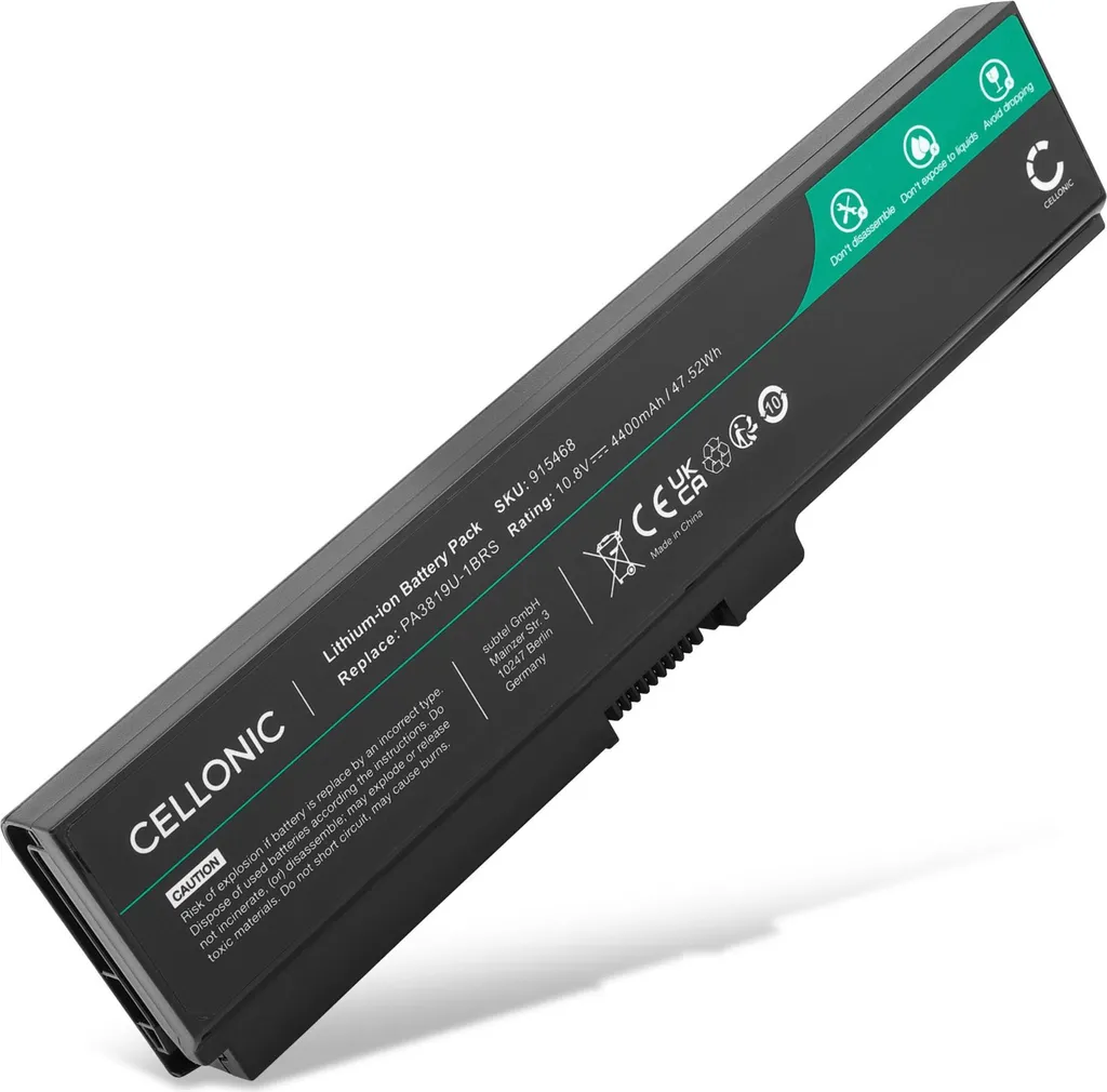 Batteria Compatibile Toshiba Satellite L750 L650 | 4400mAh 10.8V