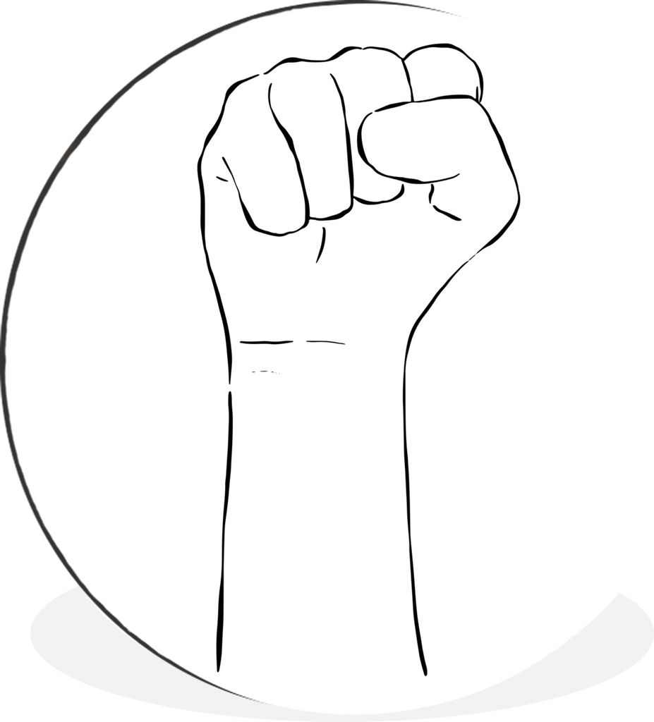 MuchoWow - Wand Bild - Wohnzimmer - Runde Bilder - Alubilder - Kunst für zu Hause - Aluminium - Wanddekoration