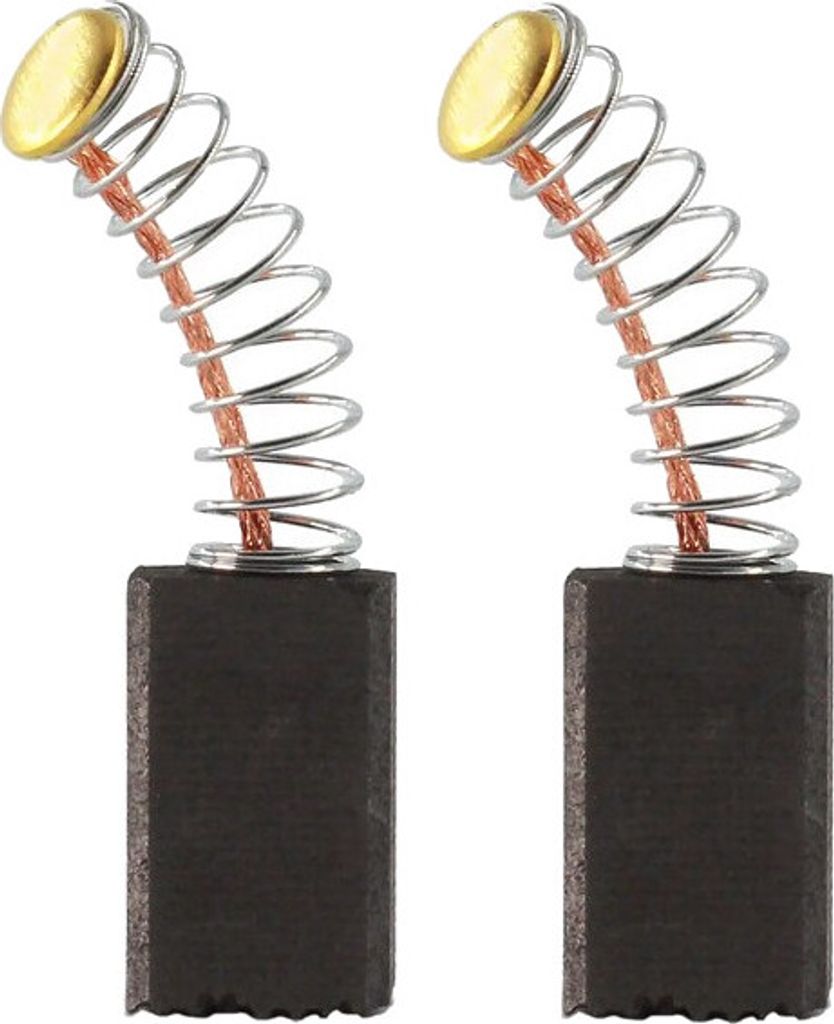 2x Trade-Shop Kohlebürsten Motorkohlen Schleifkohlen 6 x 8 x 13/14mm für viele Poliermaschinen von Makita, Bosch, Hitachi, Siemens, AEG, Festool