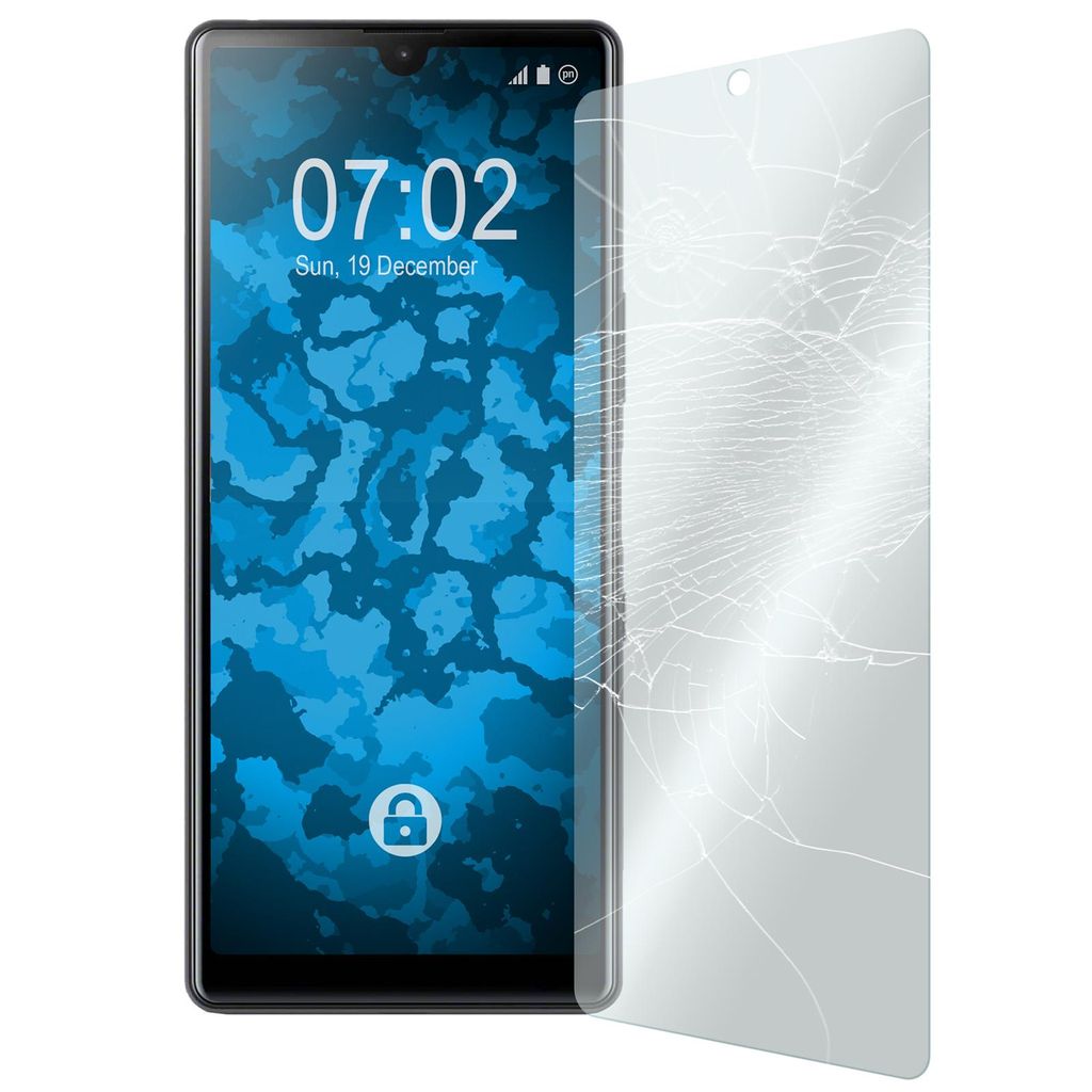 3er-Pack PhoneNatic Glas-Folie klar  kompatibel mit Sony Produktbild 
