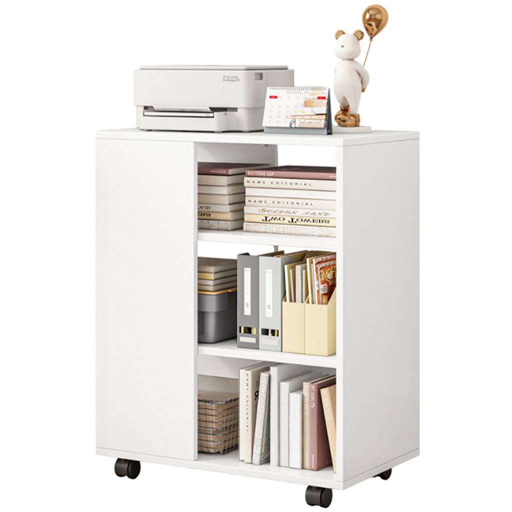 Multifunktionaler Stehschrank Druckertisch Bücherregal Modernes Regal
