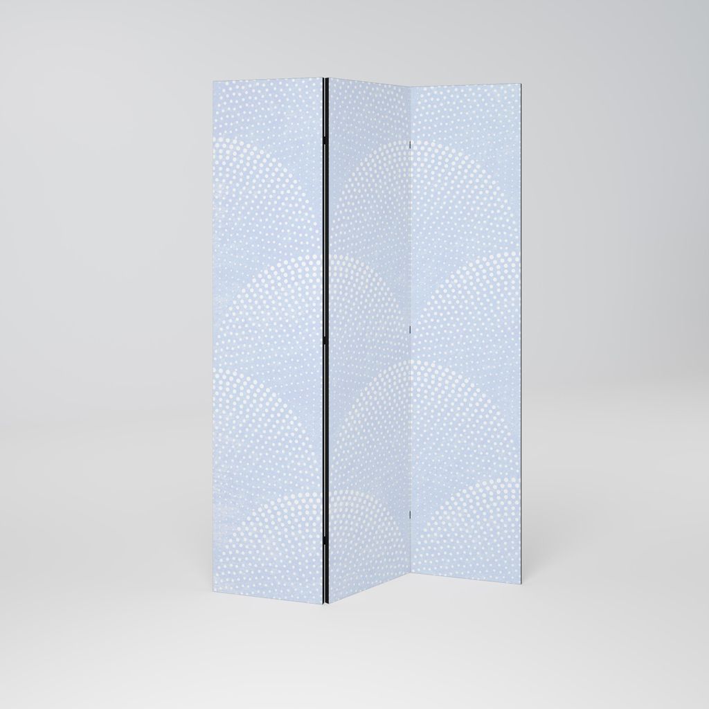 SpaceRebels Paravent Raumteiler - 3-teilig Raumtrenner, Druck 1-Seite - Raumtrenner - Trennwand Wohnung - Room Divider - Spanische Wand Deko Modern...