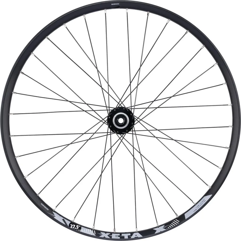 Roue arrière CONTEC Xeta Core 30 27,5 pouces MTB avec jante noire Fe
