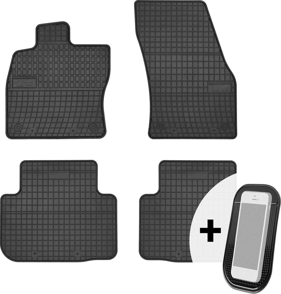 Gummimatten Auto Fußmatten Automatten Passgenau 4-teilig Set - passend für Jaguar XF I x250 2007-2015