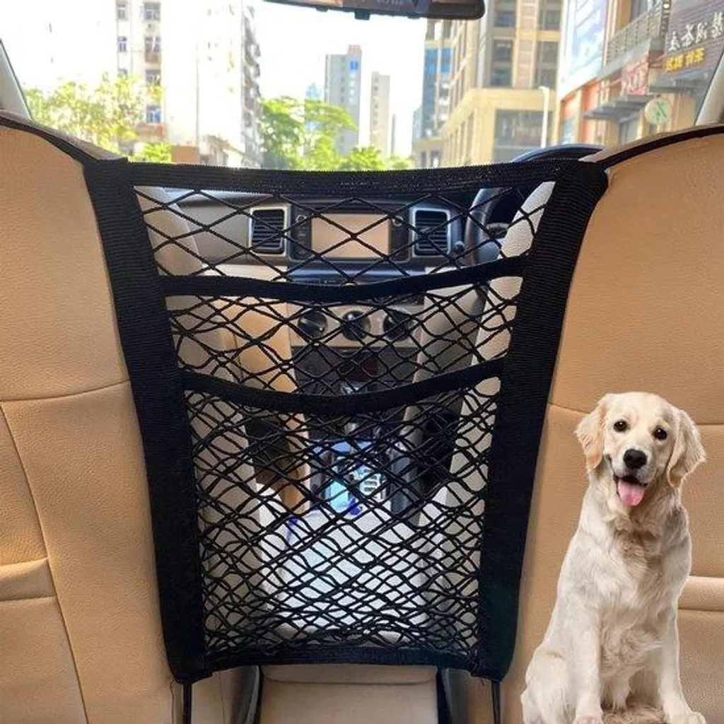 Grille de sécurité voiture et siège auto chien 3 niveaux multi-usage