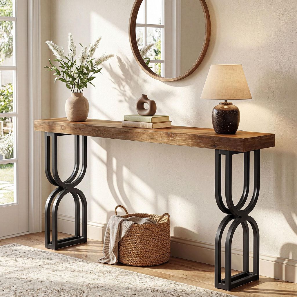 Konsolentisch, 150 cm Foyertisch, Eingangstisch mit Produktbild 