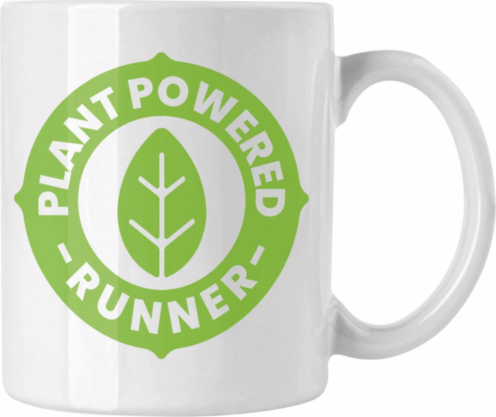 Trendation - Veganer Geschenk Lustige Tasse Vegetarier Geschenkidee Tasse Lustig für Geschenkset und Geschenkbox (Weiß)