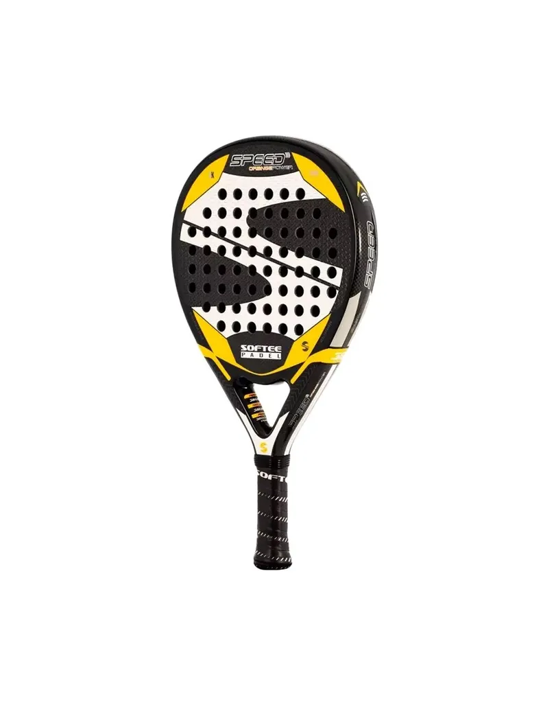 Softee Speed Orange Power : Raquette de Padel avec Gomme EVA Soft