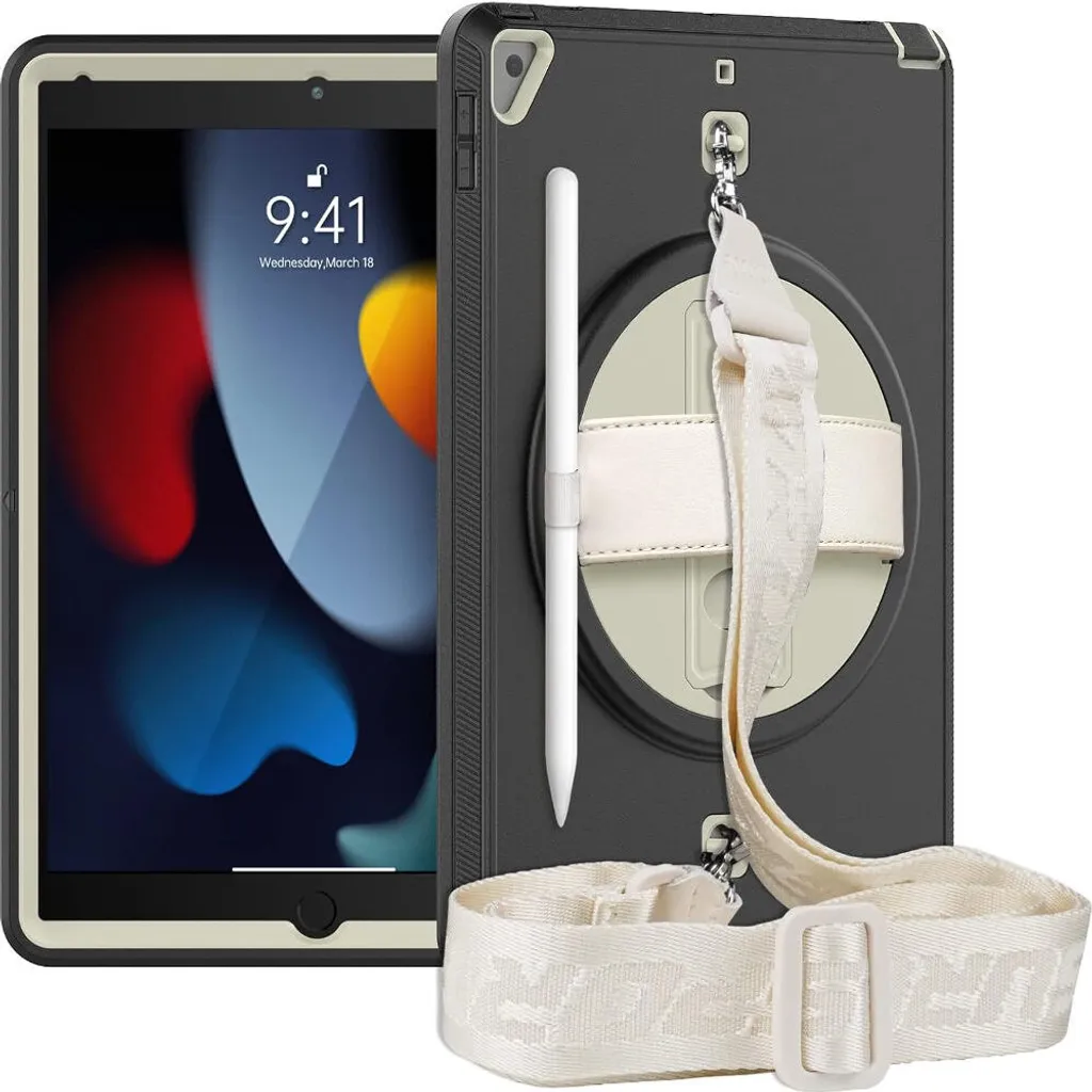 Borsa Custodia iPad Pro 10.5 Grigia: Tracolla e Stand per Viaggiatori