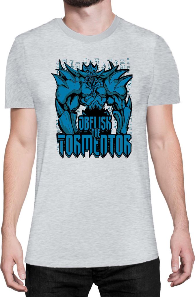 Herren T-Shirt Japan Manga Anime Comics Yu Gi 029, Man L / Grau