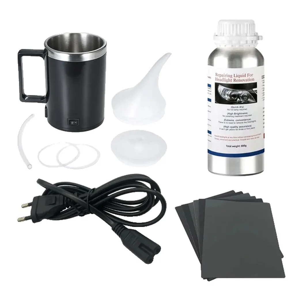 Kit rénovateur phares de voiture pour améliorer la visibilité de nuit