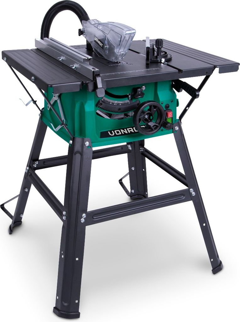 Vonroc Tischkreissäge mit Untergestell - 1800W, Sägeblatt Produktbild 