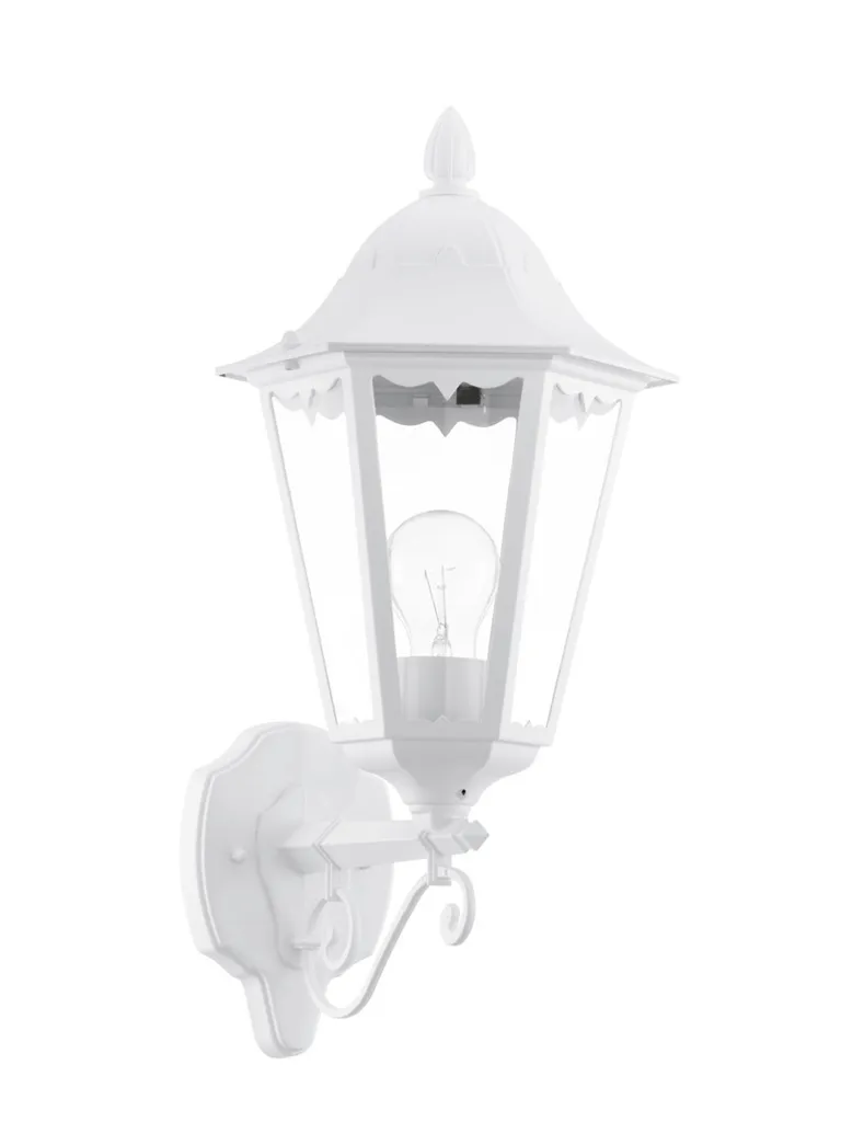 Applique extérieure fonte d'aluminium blanc Navedo IP44 design classique