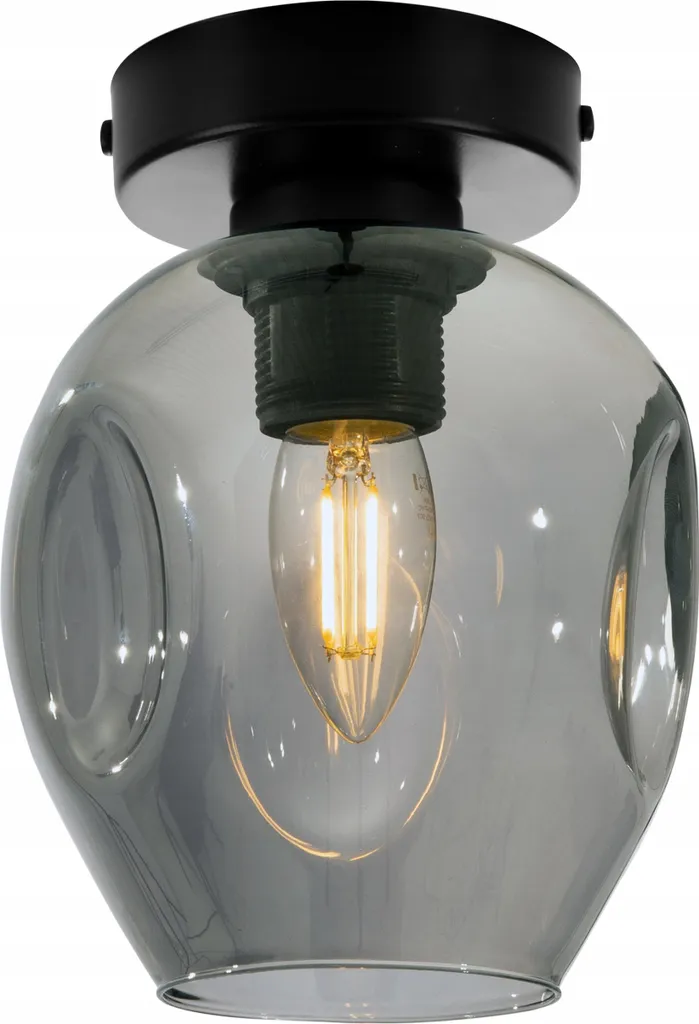 Luminaire de plafond design en verre et éclairage LED haute performance
