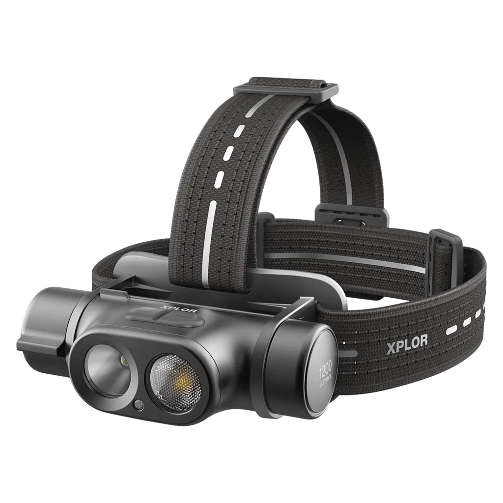 Lampe Frontale pour Trail et Camping GP PHR19 Xplor 1200 Lumens