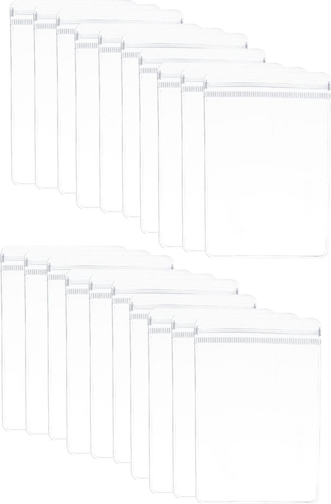 20 Stück Schmuck-Organizer-Taschen, transparent, antioxidativ, zum Aufbewahren von Ohrringen und Ringen, staubdicht, Schmuck-Verpackungstaschen, H...