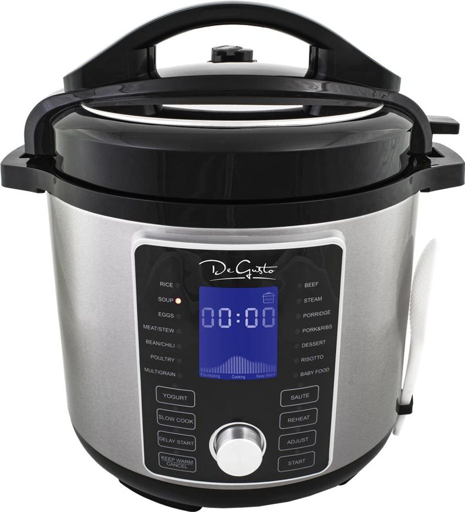 A digital image of a multi-functional pressure cooker.
