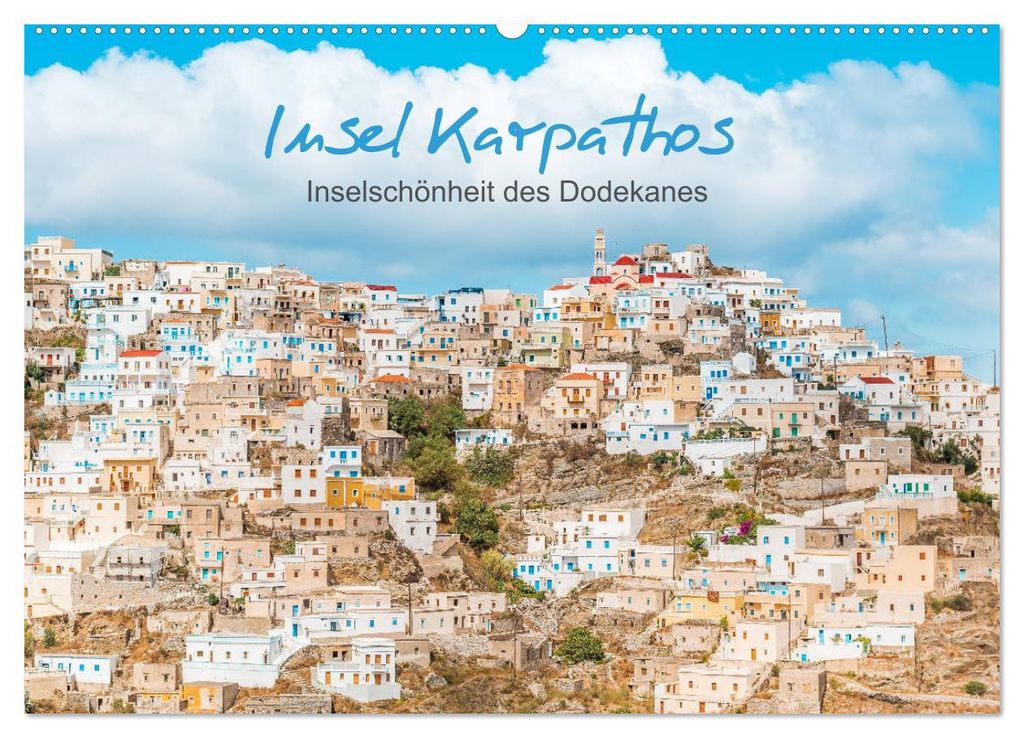 Insel Karpathos - Inselschönheit des Dodekanes (Wandkalender 2027 DIN A2 quer), CALVENDO Monatskalender