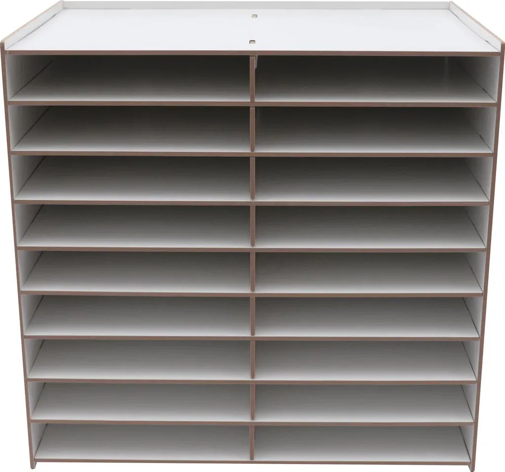 Range-documents bois 18 compartiments, solution désordre bureau
