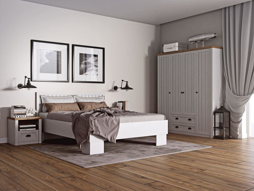 Gala-Möbel Sideboard Prowansja Anderson 2 Türen 4 Produktbild 4