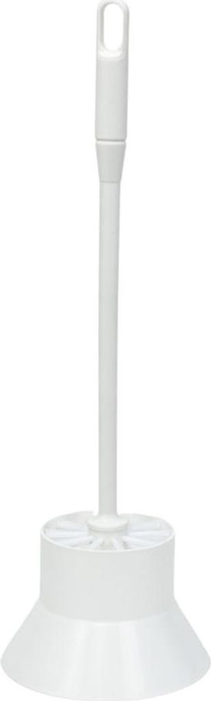 D&L Toilettenbürstenhalter - Weißer Bürstenhalter für WC, ohne Bürste