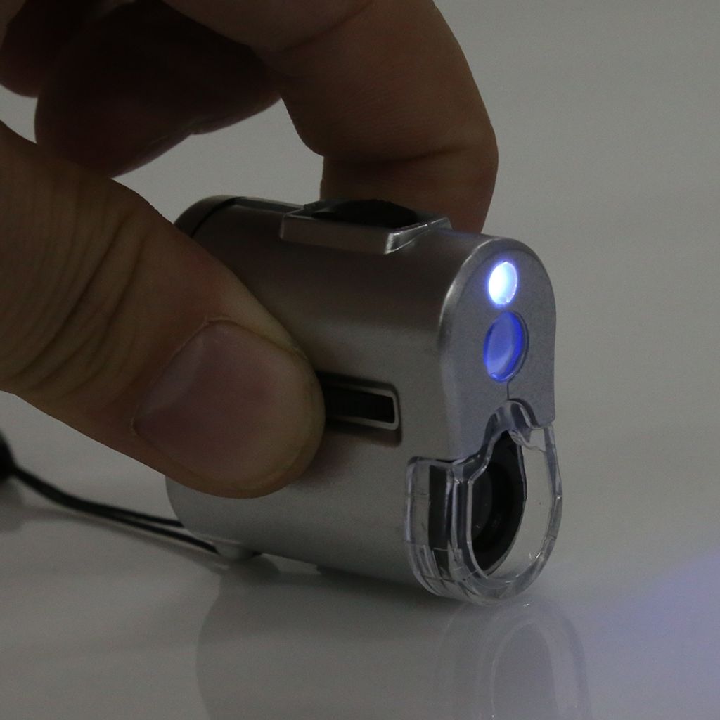 60x Tragbares Mini-Mikroskop Multifunktionale Lupe mit Produktbild 