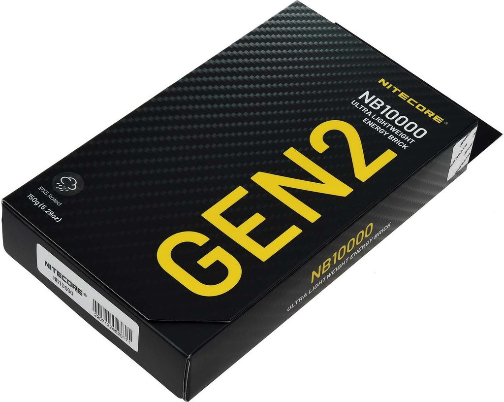 Nitecore Powerbank NB10000, 10Ah, ultra-leicht, USB-A & Produktbild 1
