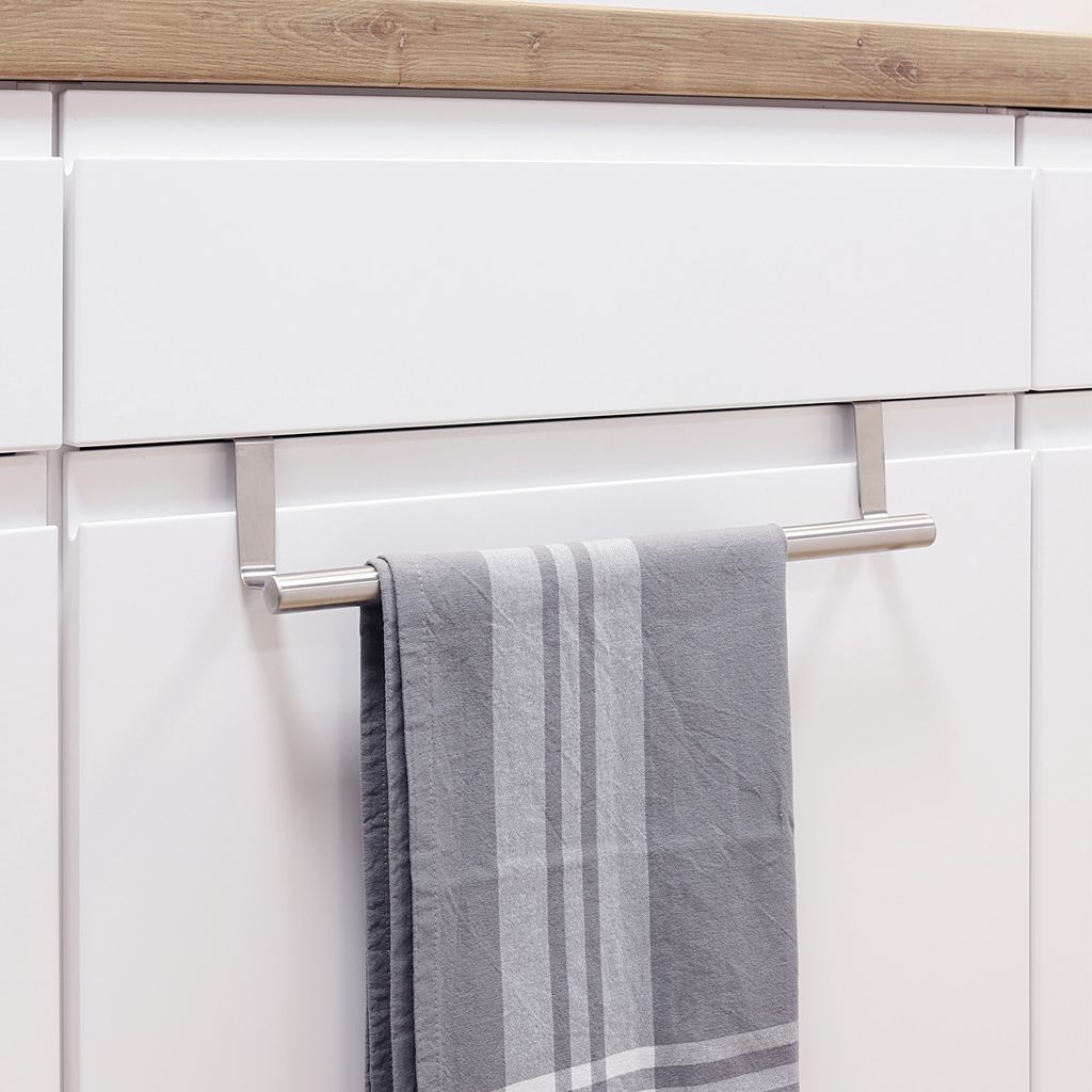 Handtuchhalter Schrank Tür Geschirrhandtuch Handtuch Halter Stange ausziehbar 