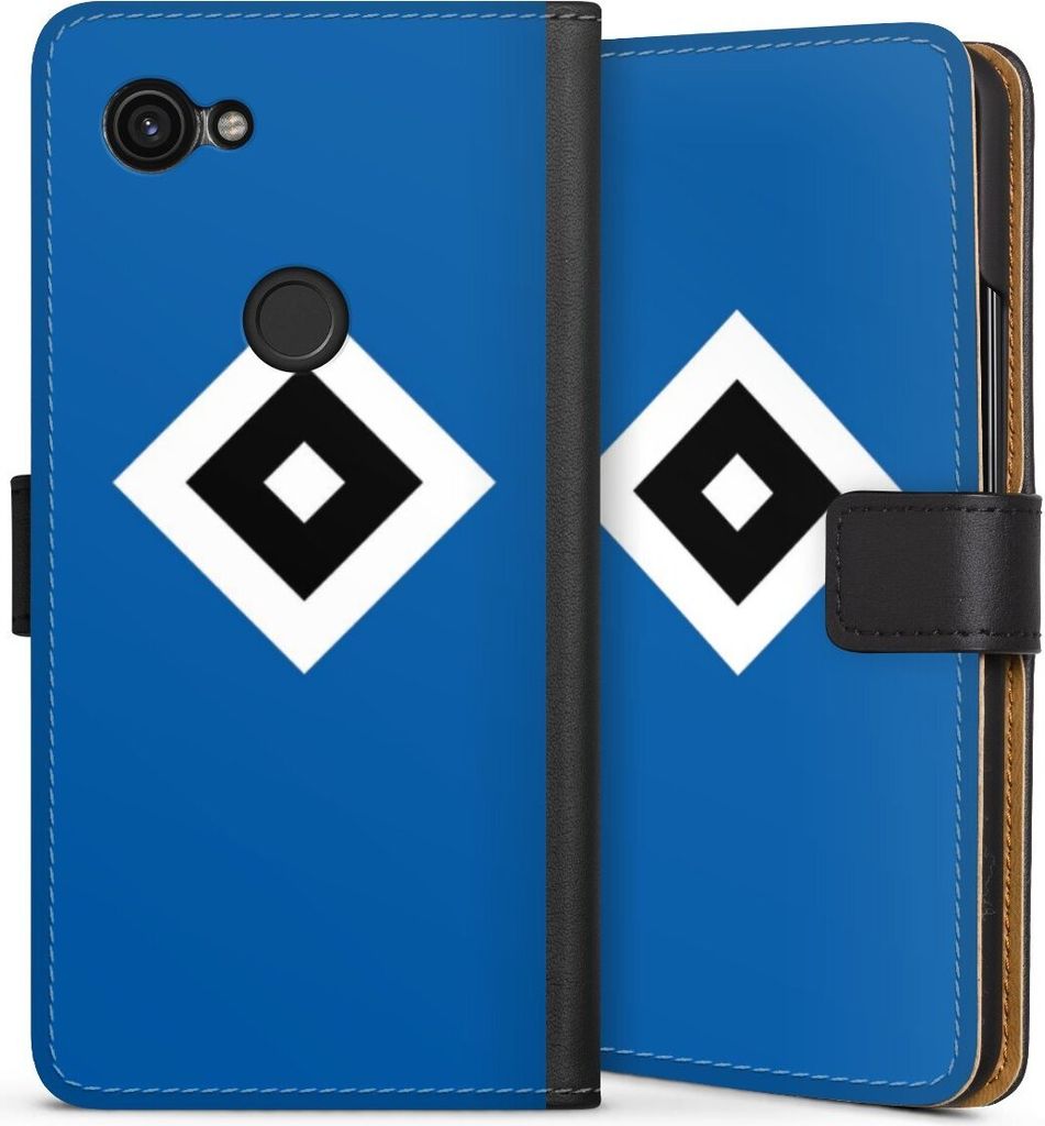 DeinDesign Klapphülle für Google Pixel 3a Handytasche Lederhülle Tasche HSV Hamburger SV Logo