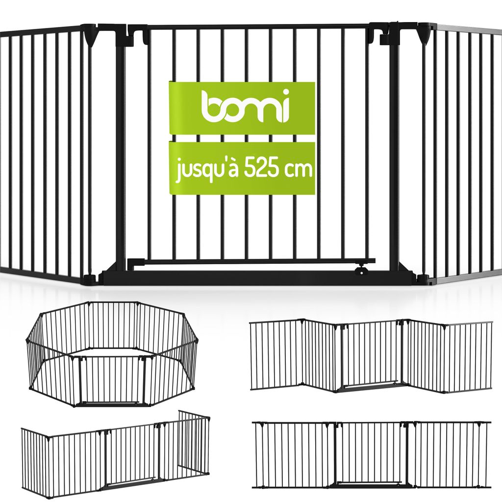 BOMI® Barrière de sécurité bébé Milo jusqu’à 525 cm – Image du produit 
