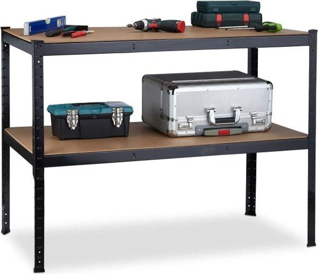Werkbank mit 2 Ebenen