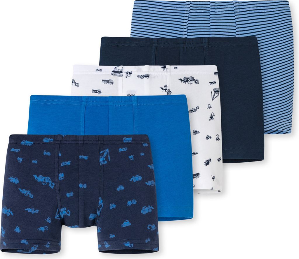 Schiesser Kleinkinder Jungen 5 er Pack Shorts Gr. 140  Produktbild 