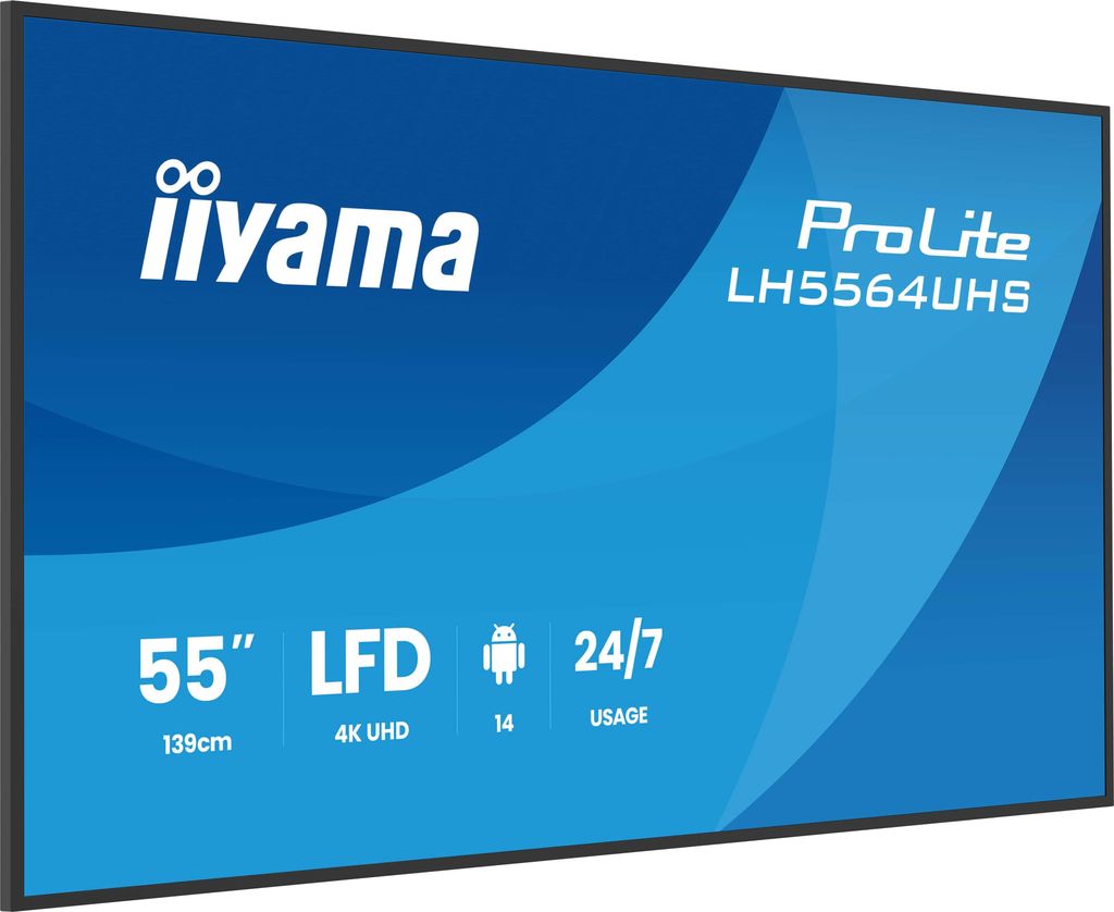 iiyama ProLite LH5564UHS-B1AG, Public Display, (UltraHD/4K, Produktbild 