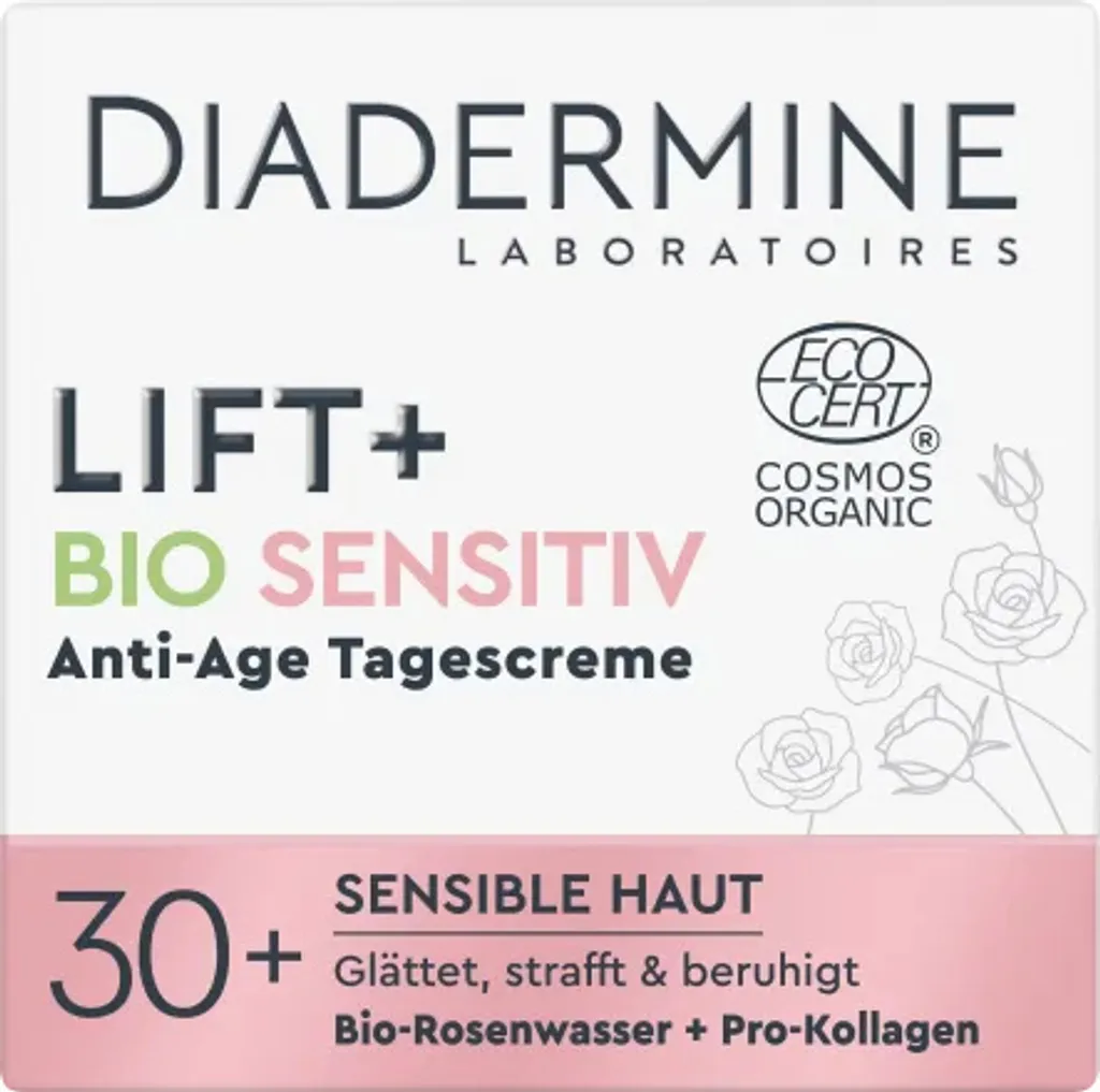 Diadermine LIFT+ Bio Sensitive Crème de Jour Anti-Âge 50ml