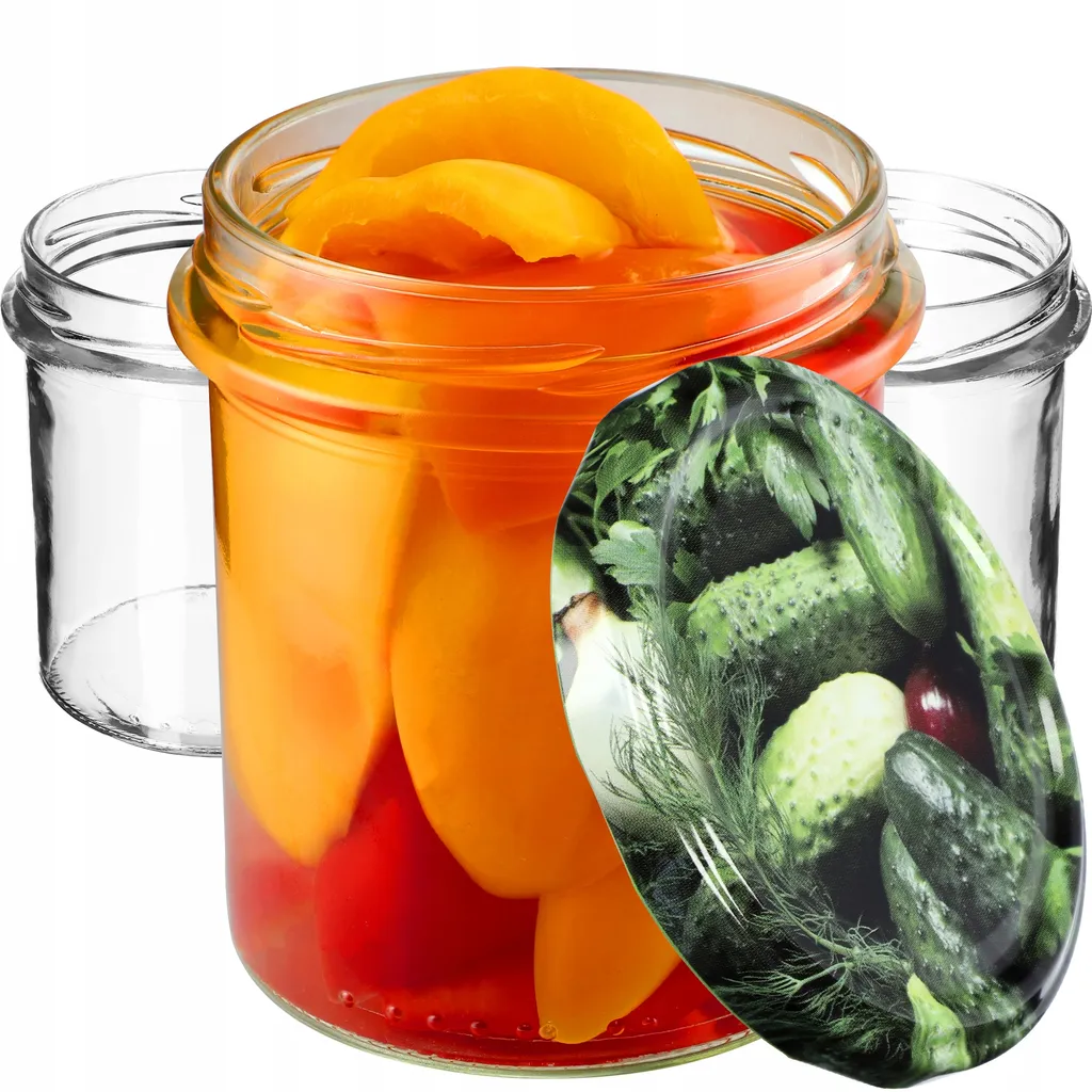 Barattoli per Miele e Conserve KADAX 350ml - Vetro Spesso Tradizionale