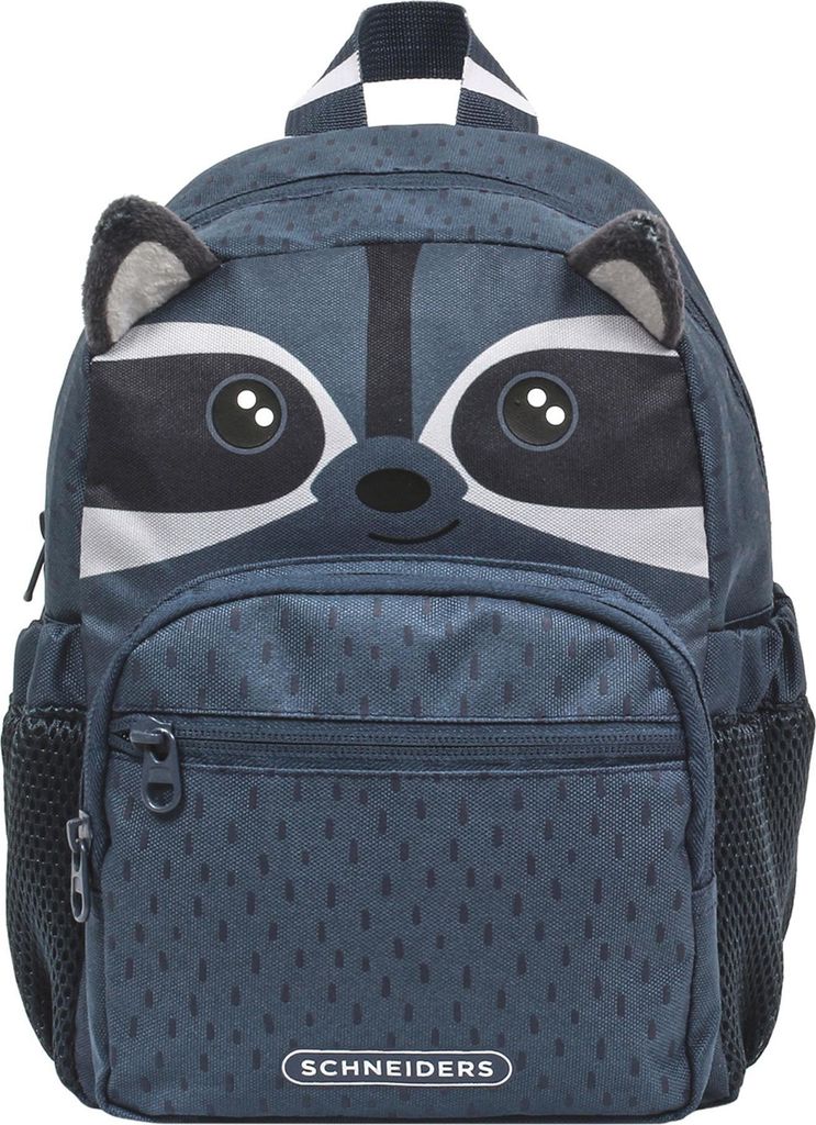 SCHNEIDERS Kindergartenrucksack Waschbär Kunstfaser anthrazit